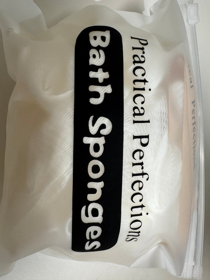 Practical Perfections Bath Sponges, Exfoliating Body Sponges Loofah Scrubber